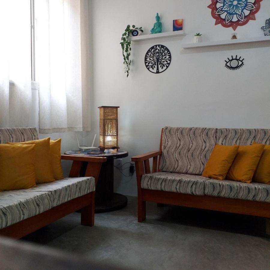 Apartamento Dona Frida Prainha Com Wifi Pe Na Areia Caraguatatuba Exterior foto