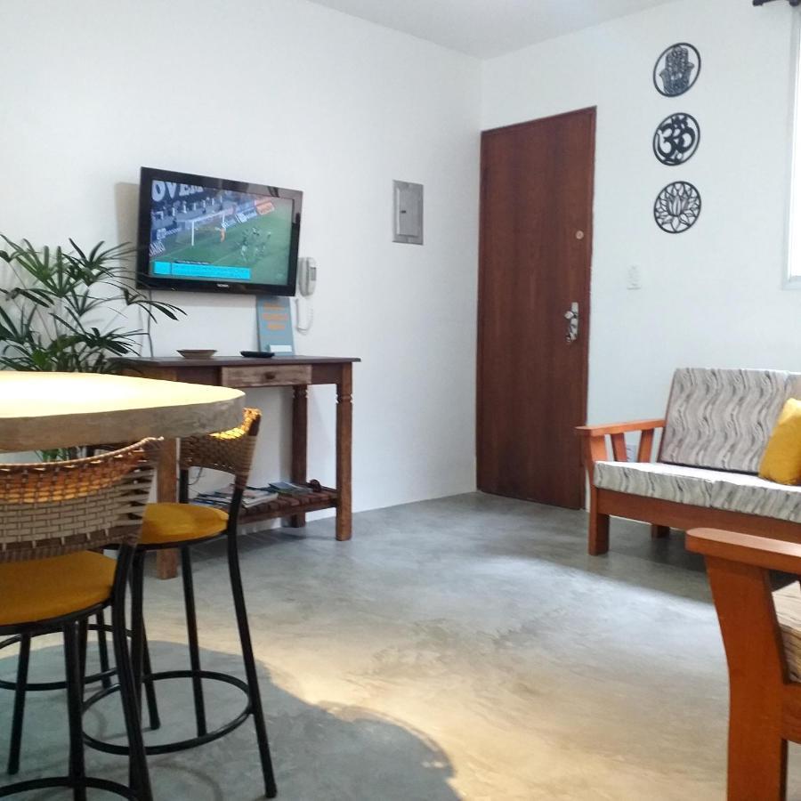 Apartamento Dona Frida Prainha Com Wifi Pe Na Areia Caraguatatuba Exterior foto