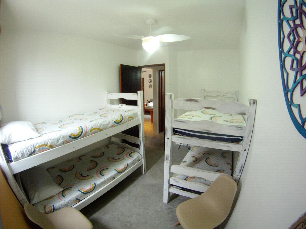 Apartamento Dona Frida Prainha Com Wifi Pe Na Areia Caraguatatuba Exterior foto